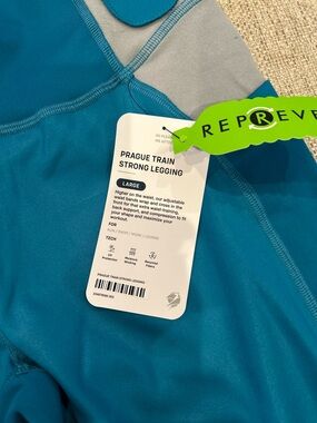 Prague Train Strong Legging - Teal Blue